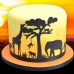 Safari Silhouette, utstickare/markörer